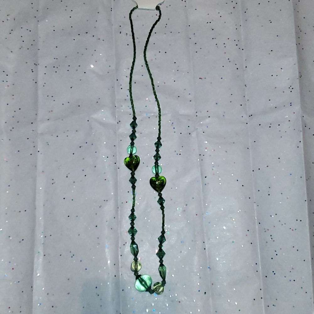 💎 Green Necklace - Costume Jewelry